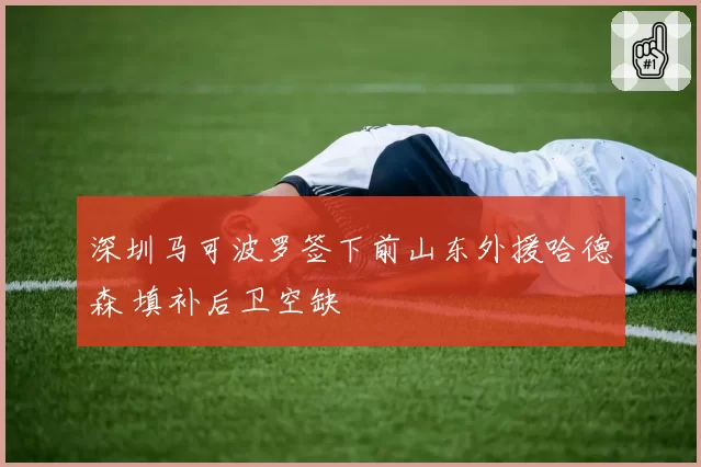 深圳马可波罗签下前山东外援哈德森 填补后卫空缺